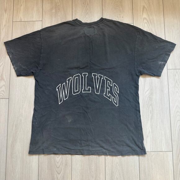 Darc Sport Premium Vintage purple wolf graphic gym athletic lifting t-shirt L - Picture 2 of 4